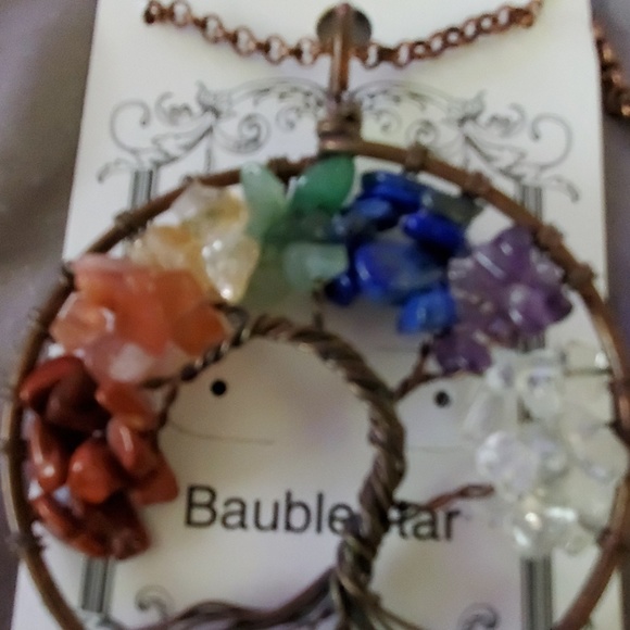 NEW Bauble Star Tree/bead necklace. NEW WITH TAGS = CLOSET CLOSING - Picture 2 of 7